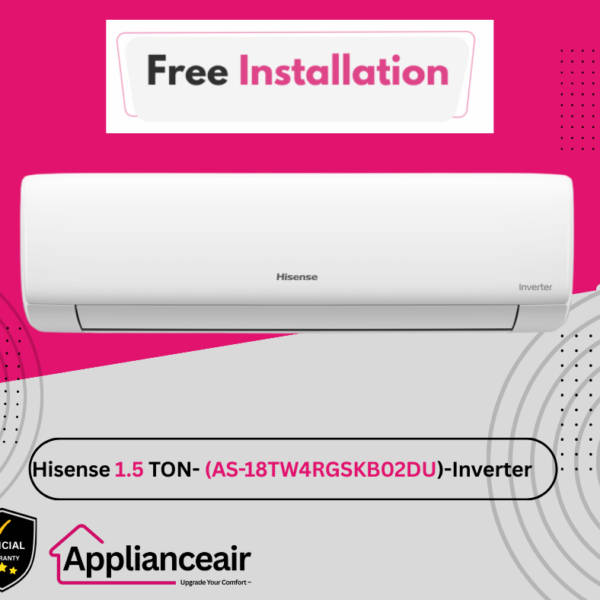 Hisense 1.5 Ton Smart Compact AC (AS-18TW4RGSKB02DU)