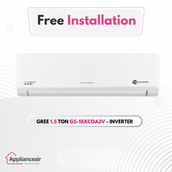 Gree [ 1.5 TON-Inverter]  GS-18XCOA3V Split Type Air Conditioner