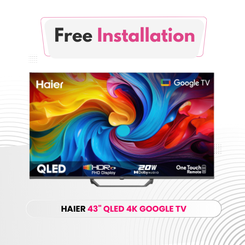 Haier 43" QLED 4K Google TV